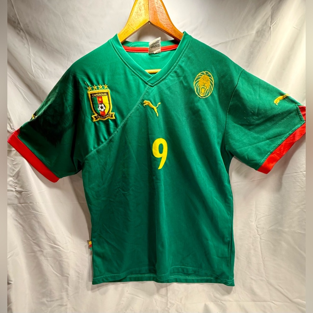 Samuel Eto’o Puma Cameroon Soccer Jersey - youth  4XL